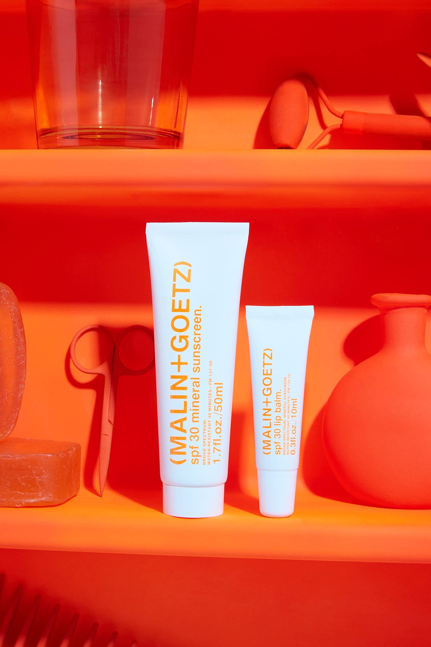 Malin + Goetz SPF 30 Lip Balm, 0.3fl oz, 10ml – Water Resistant for 40 Minutes, Lip Balm & Moisturizer, Lip Balm SPF, Lip Care Products, Sunscreen Lip Balm