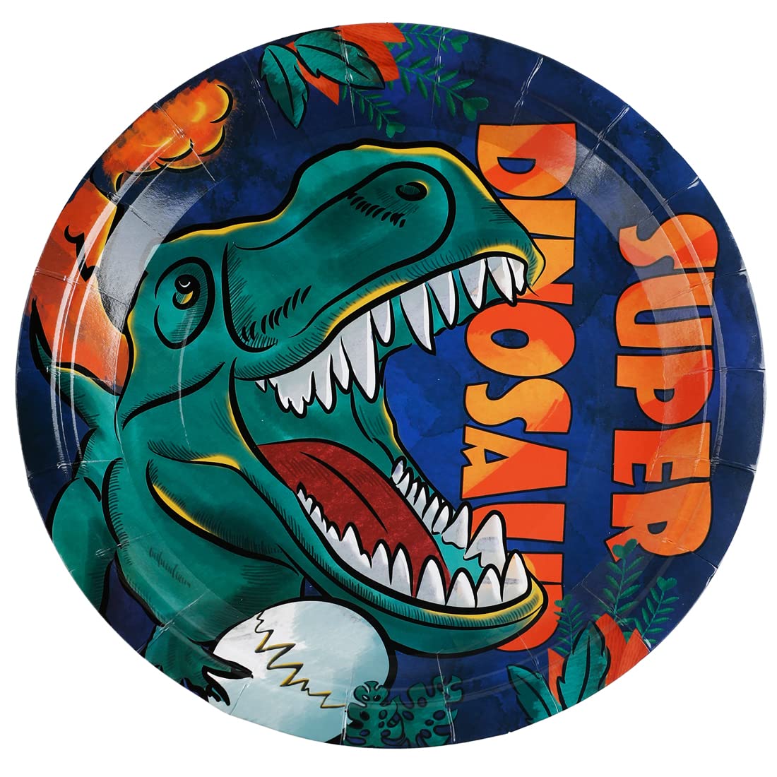 Juego de vajilla para fiesta de cumpleaños de dinosaurios para niños, 20 invitados, kit de suministros para fiesta de cumpleaños de dinosaurio, incluye platos de fiesta de dinosaurio, servilletas, tazas