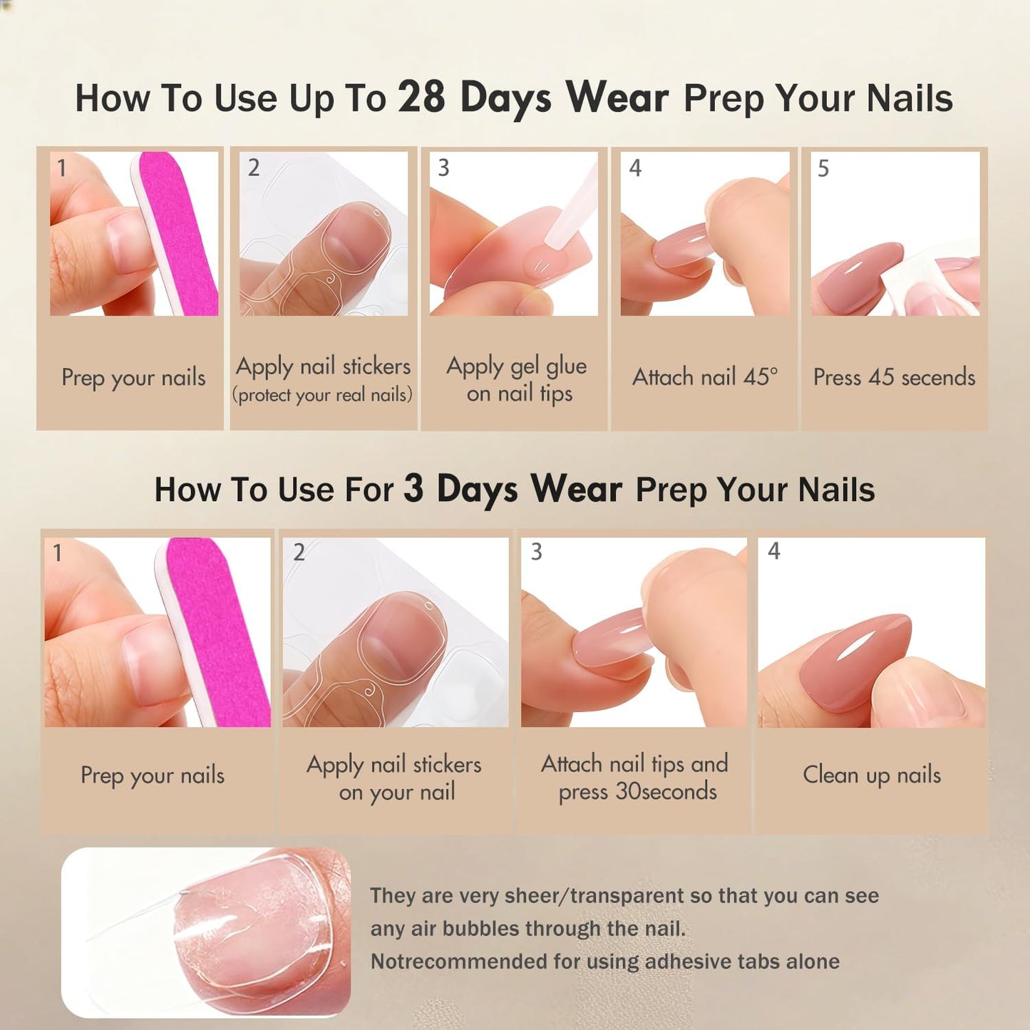 SXVME Uñas postizas de gel suave con acabado cromado esmaltado para mujer, reutilizables, color rosa intenso, 30 unidades.