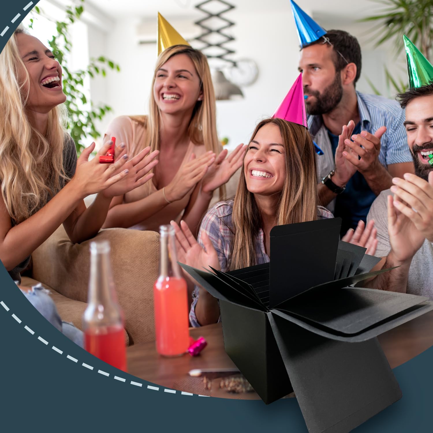 Caja Sorpresa Apilable Jsuslife Multicolor 13 Unidades para Regalos Divertidos