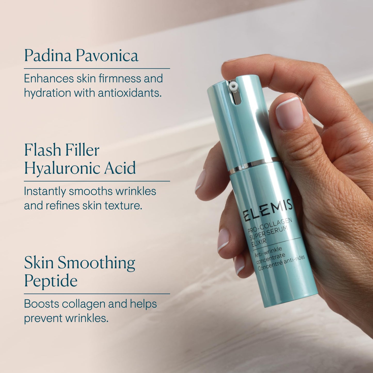 ELEMIS Pro-Collagen Super Serum Elixir, Anti-wrinkle Serum, 0.5 fl. oz.