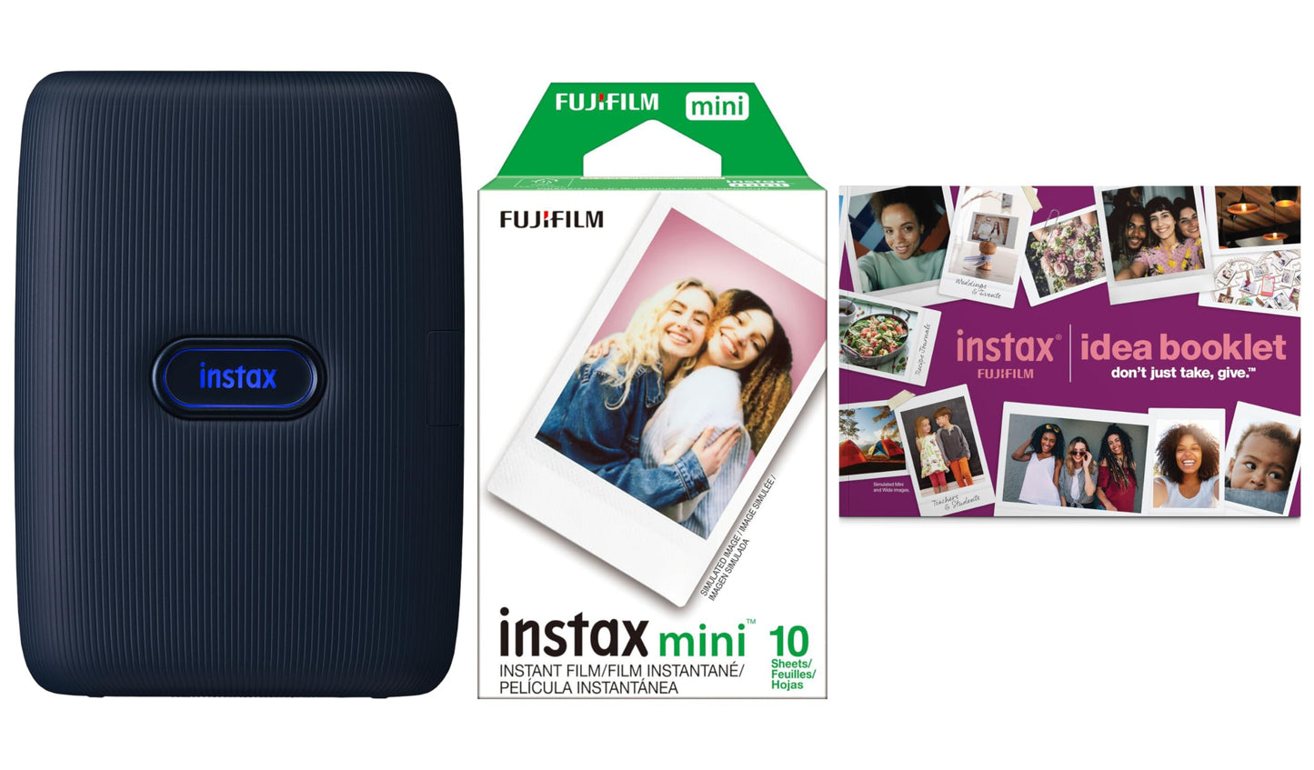 Fujifilm Instax Mini Link - Paquete de Impresora Azul