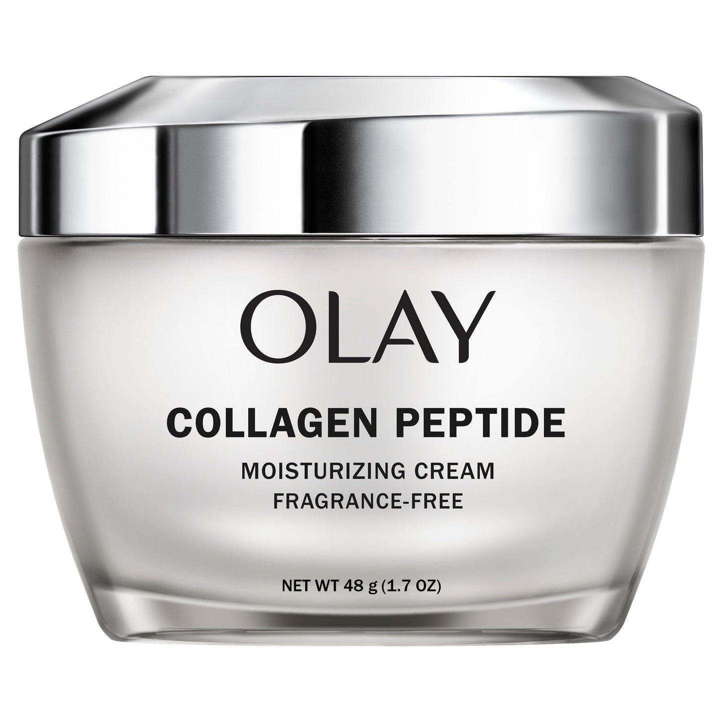 Olay Regenerist Collagen Peptide 24 Face Moisturizer, Fragrance-Free, 1.7 Oz + Whip Face Moisturizer Travel/Trial Size Bundle