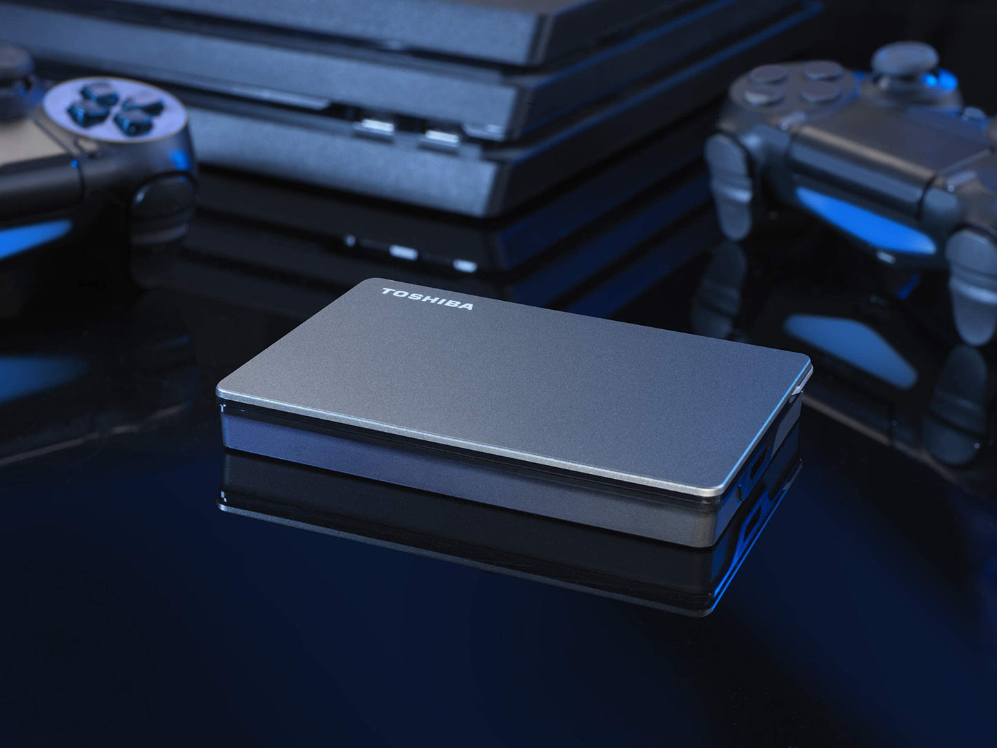 Disco Duro Externo Toshiba Canvio Negro para Gaming 2TB USB-A 3.0