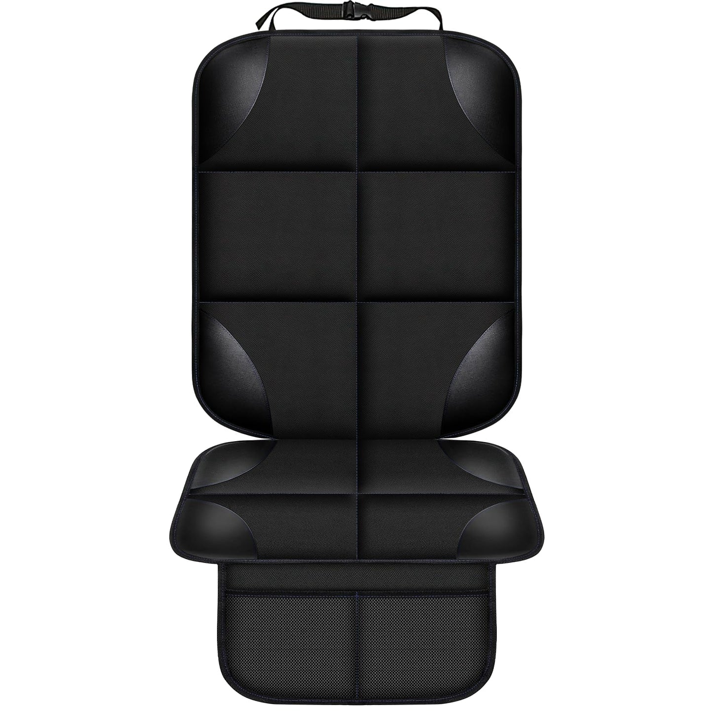 LAIXIAO Protectores de Asiento de Coche Impermeables, Bolsas de Almacenamiento para Asiento, Protector de Seguridad (Negro 1 Pieza)