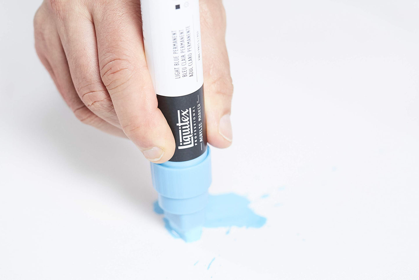 Liquitex Professional Wide Marcador Acrílico, Rojo (Cadmium Red Deep Hue - 311), 15mm, 1 Unidad