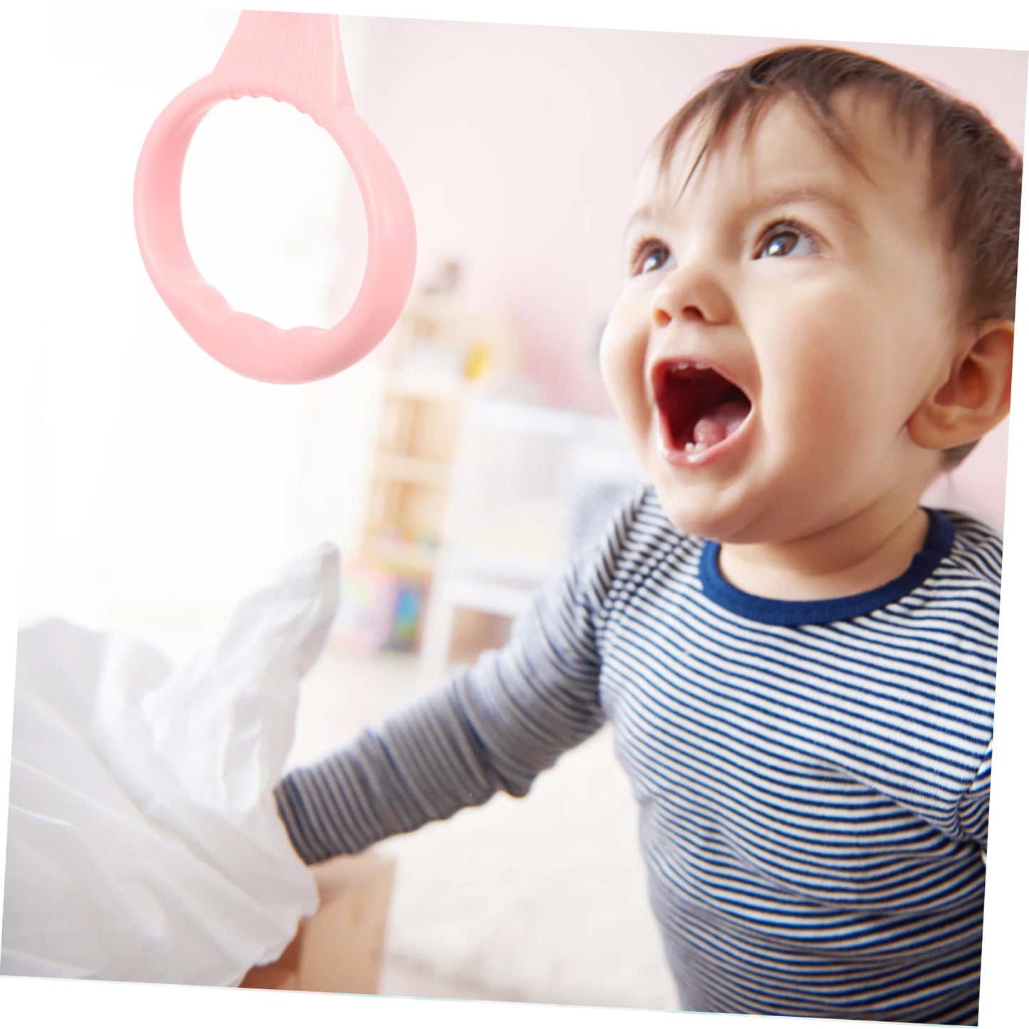 Anillos de Aprendizaje de Pie para Niños Ajustables y Asistentes de Caminata Rojos