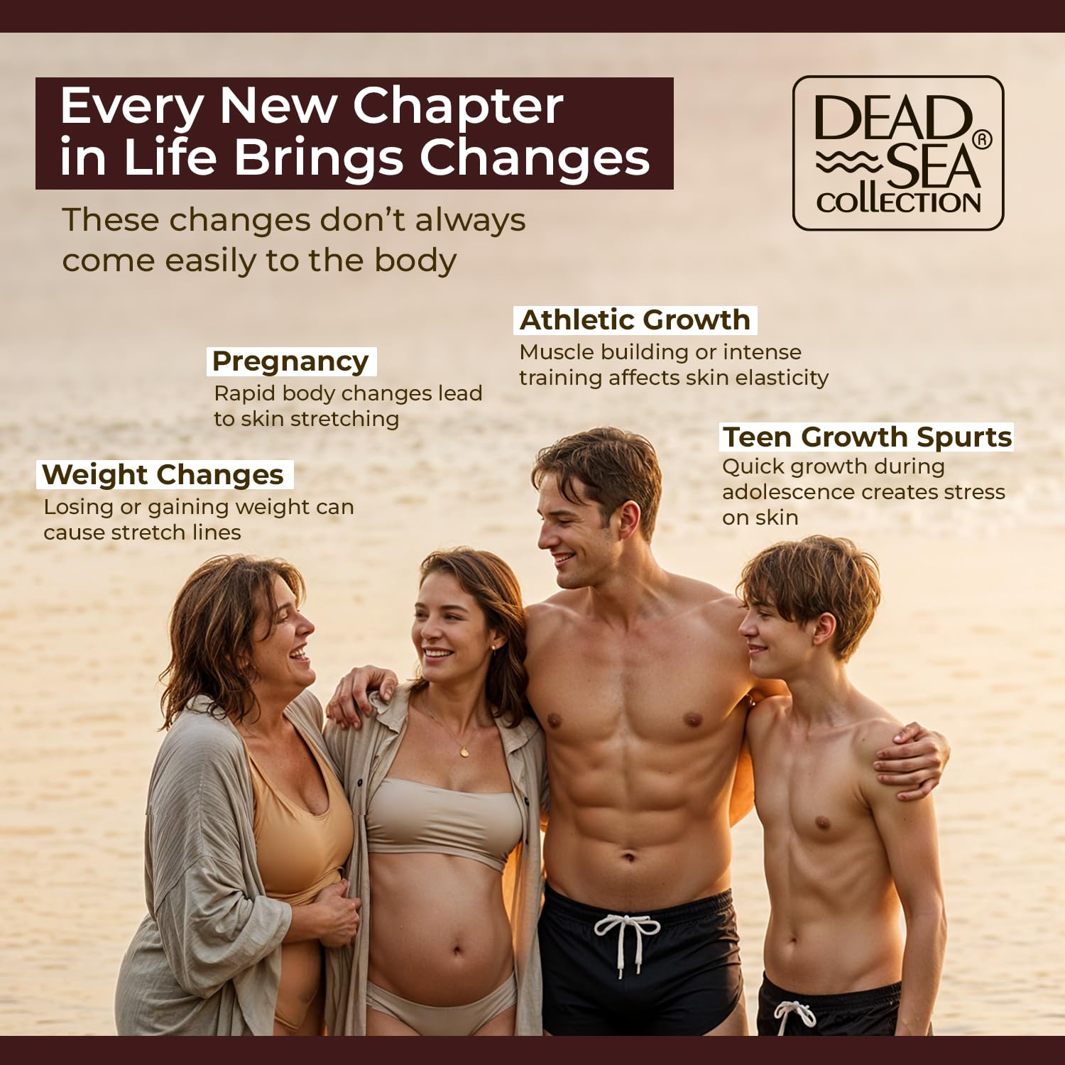 Aceite Corporal Dead Sea Collection Colágeno Hidratante Nutritivo para Piel Seca