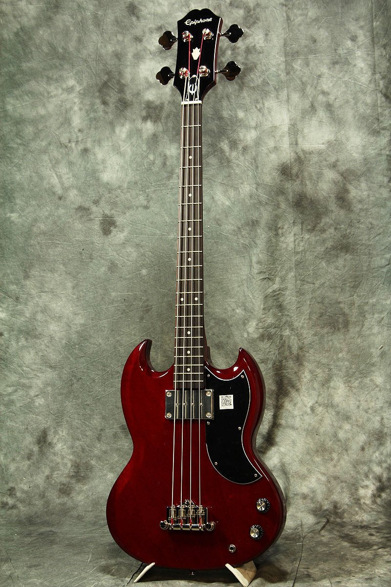 Epiphone SG Bass E1 Bajo Eléctrico, Rojo Cereza