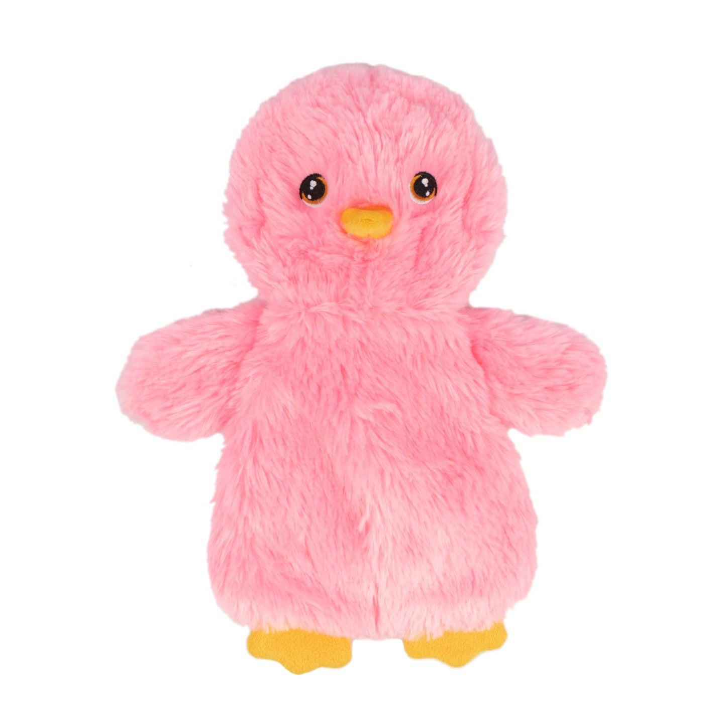 Best Pet Supplies - Juguetes de Peluche para Perros de Pollo Arrugado para Juegos interactivos, Cachorros y Adultos Mayores, Forma de Juguete de Pollo Colorido, Lindo y mimoso, Pollo Arrugado (Rosa)