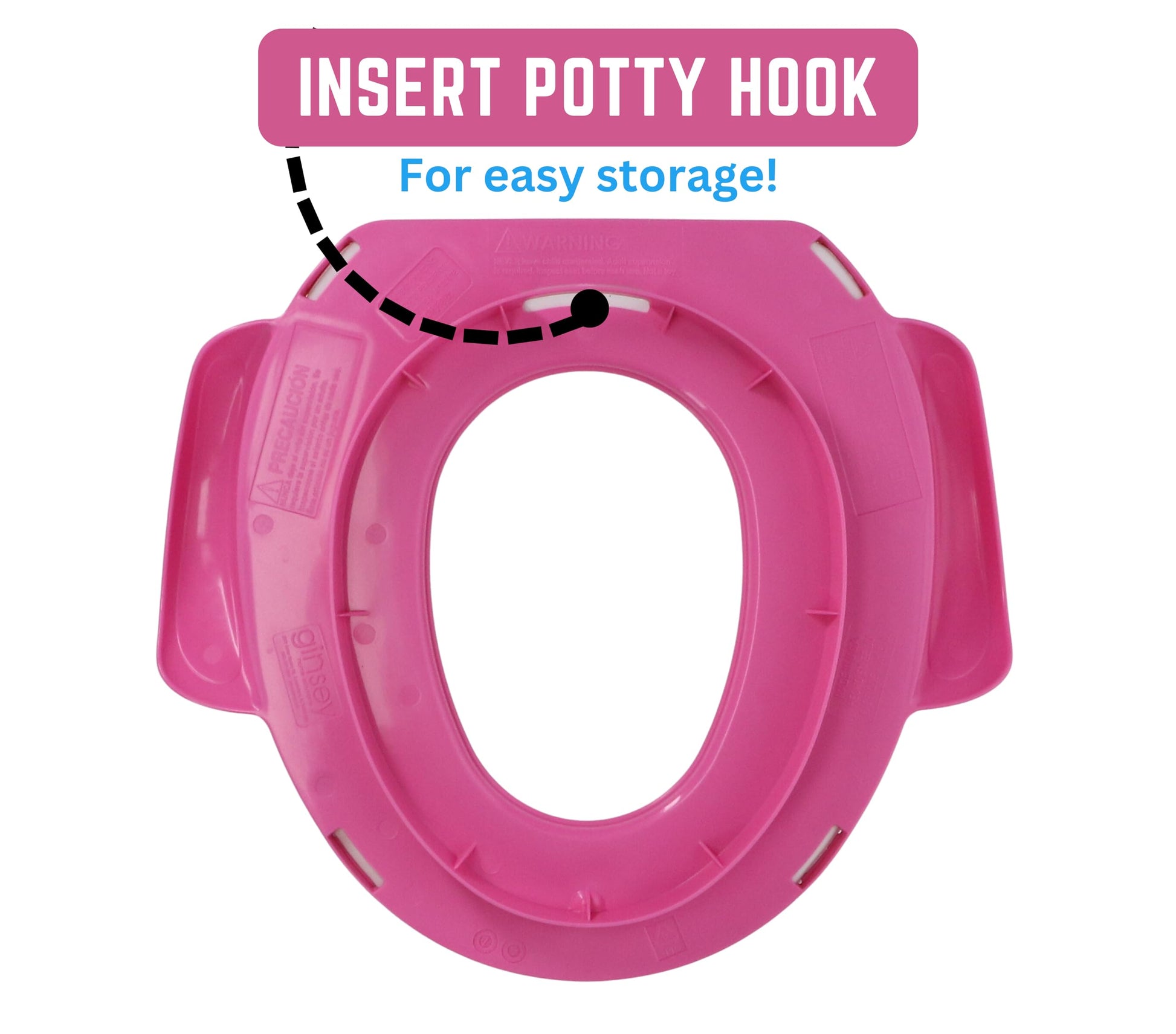 Asiento Blando Universal NBC Trolls en Rosa para Orinal