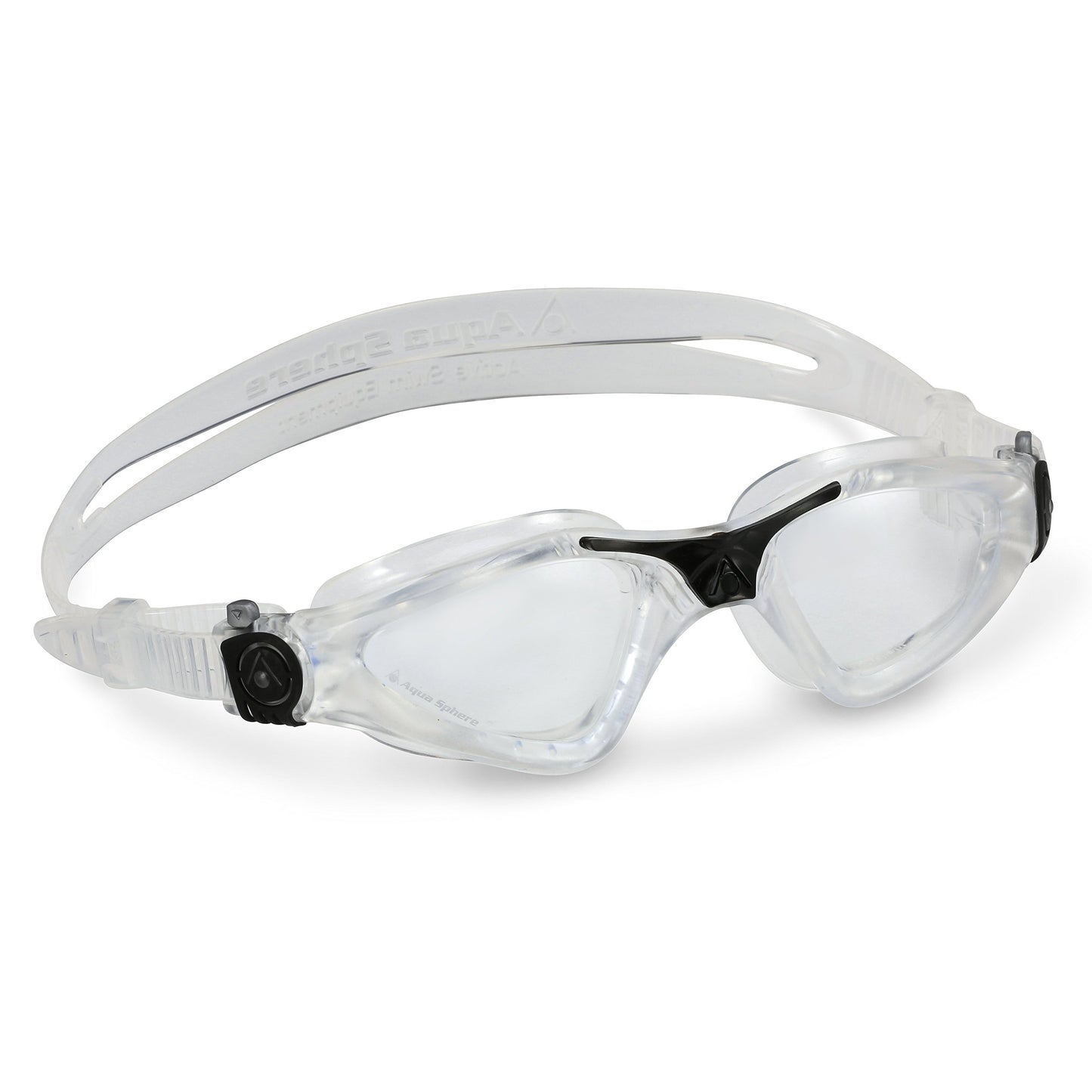Aqua Sphere Kayenne Goggle Gafas de natación, Color Negro, Regular, Lente transparente