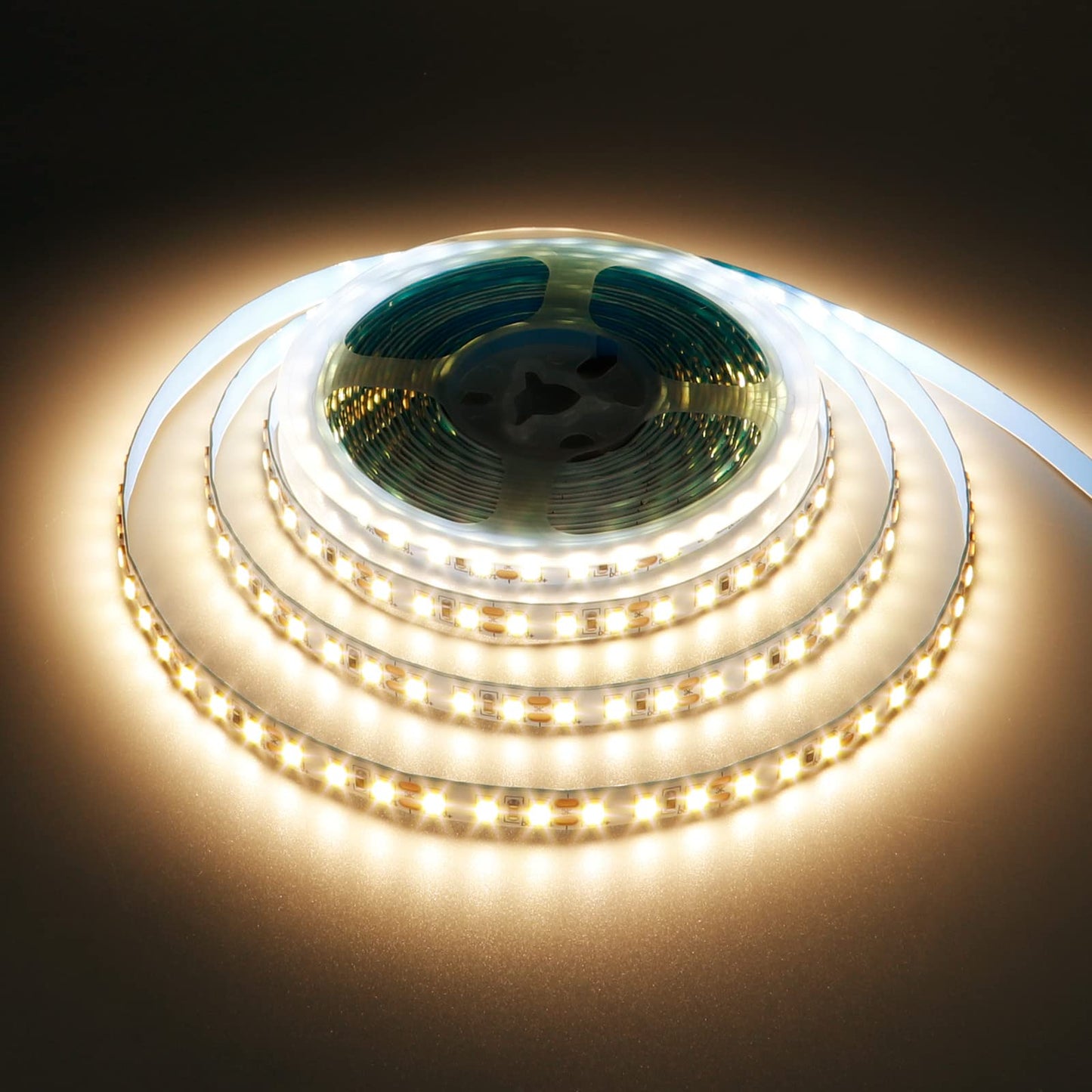 KXZM Tira LED 5M 12V Blanco Cálido 3000K Flexible Alta Densidad 600LEDs SMD2835 IP20 Not Impermeable Luces de Cinta LED para Armarios Salón Dormitorio Decoración Hogar(Alimentación No Incluida)