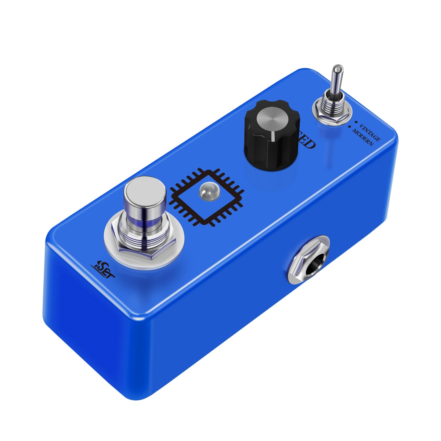 ISET Pedal de guitarra analógica Phaser para bajo de guitarra eléctrica True Bypass