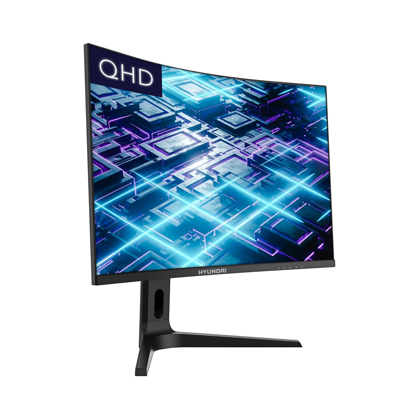 HYUNDAI Monnitor 32 Pulgadas Curved Gaming, 165Hz, QHD (2560x1440) LED,HDMI, VESA Mountable, Black, 32CGM Series – Black