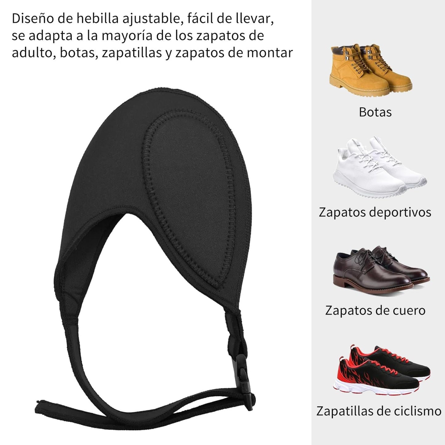 Accesorios de Cambio de Marchas para Motocicleta Antideslizantes Protector de Botas Moto Negro