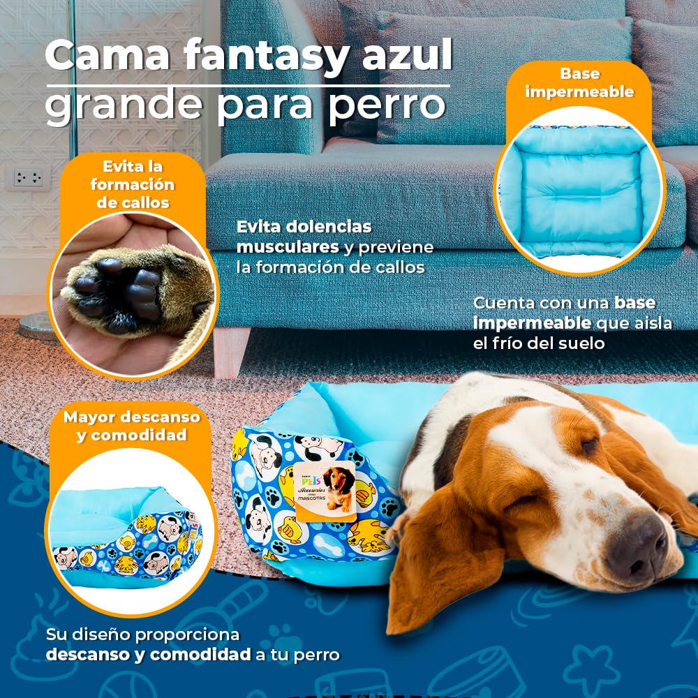 Fancy Pets Cama Fantasy Azul GDE