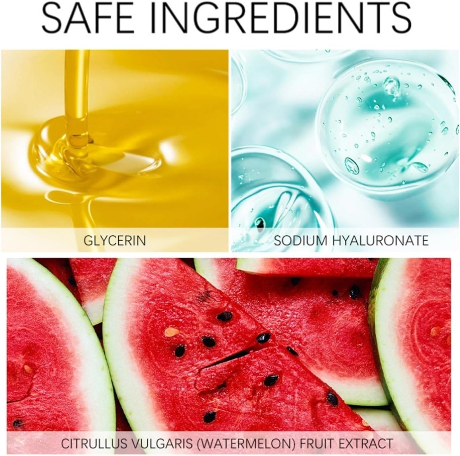 Serum Facial Hidratante e Iluminador con Niacinamida y Sandía, Ácido Hialurónico y Vitamina E, 60ml, Primer para Maquillaje, Paquete de 2