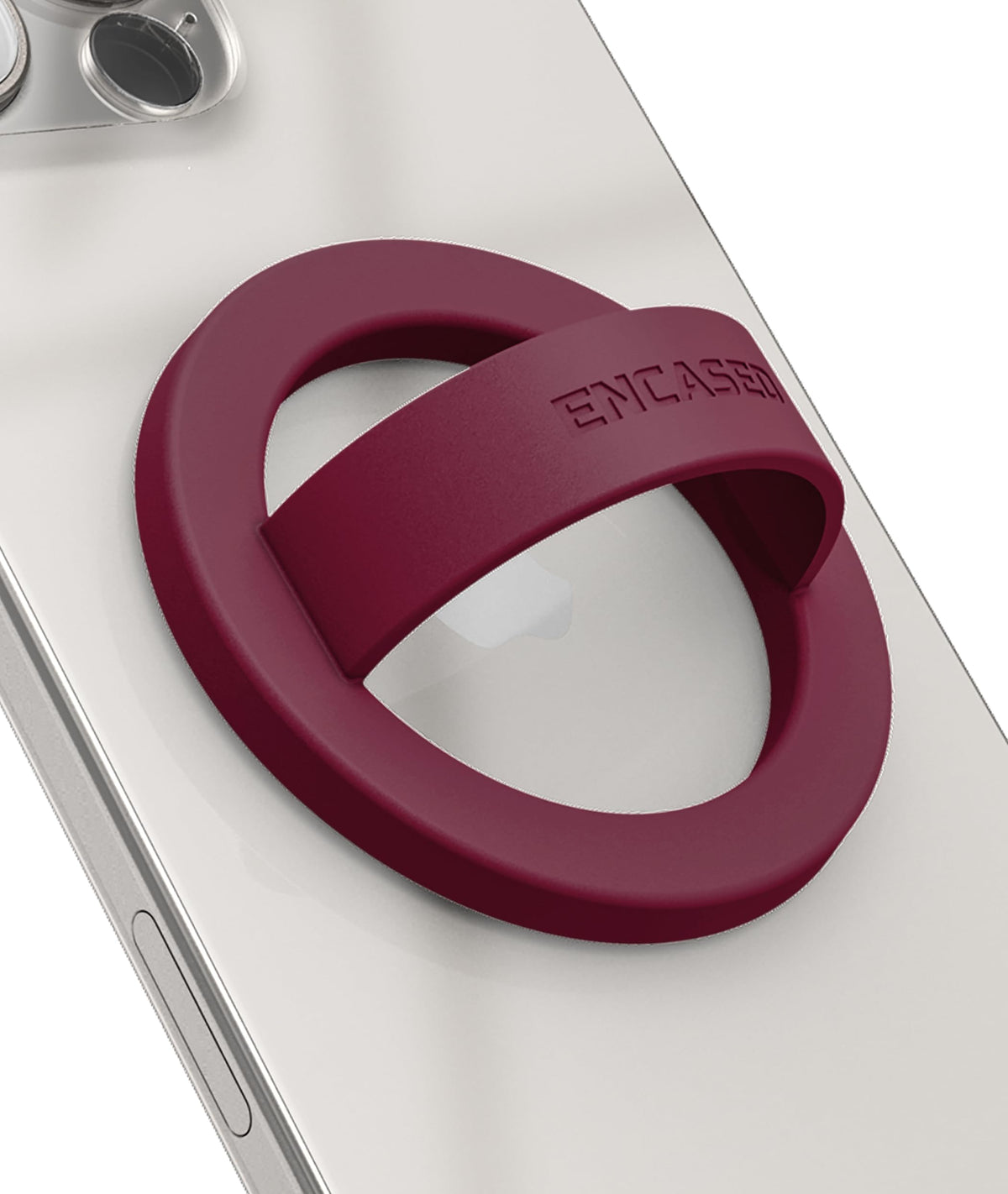 Anillo Magnético de Silicona Encased Rojo Cereza para iPhone MagSafe