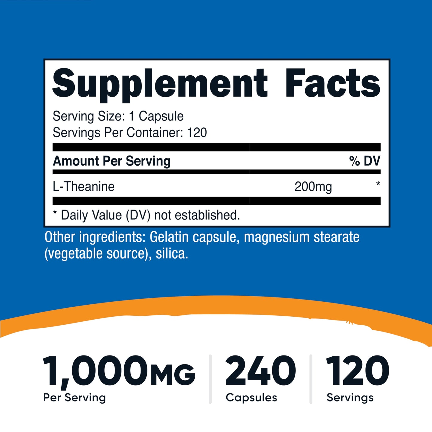 Suplemento Nutricost Panax Ginseng 1000 mg sin OMG y sin Gluten