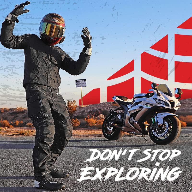 Chamarra textil de moto para hombre, Dualsport Enduro, chamarra de motociclista, transpirable, con protección CE impermeable
