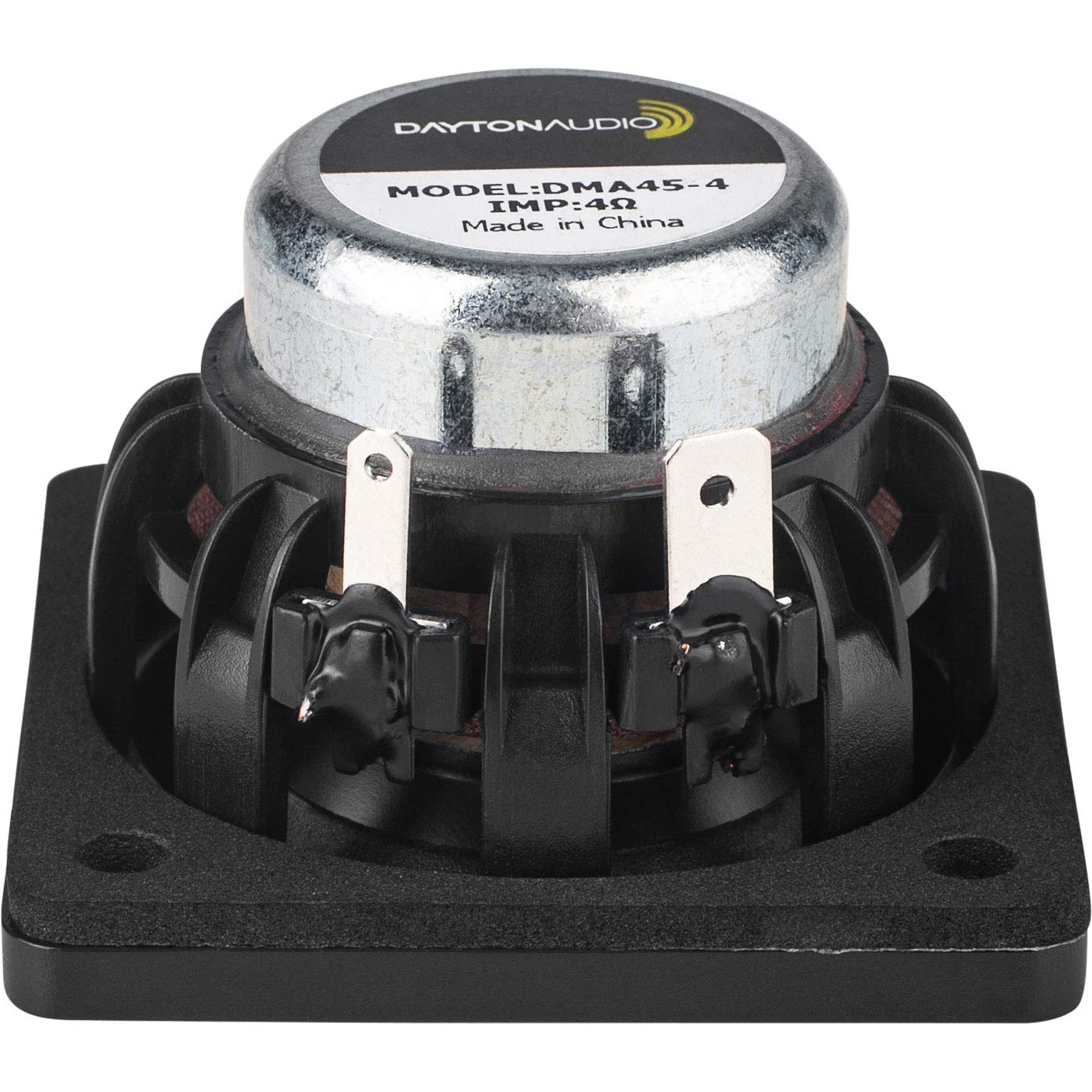 Dayton Audio DMA45-4 driver de doble imán de aluminio de rango completo de 1-1/2 pulgadas, 4 ohmios