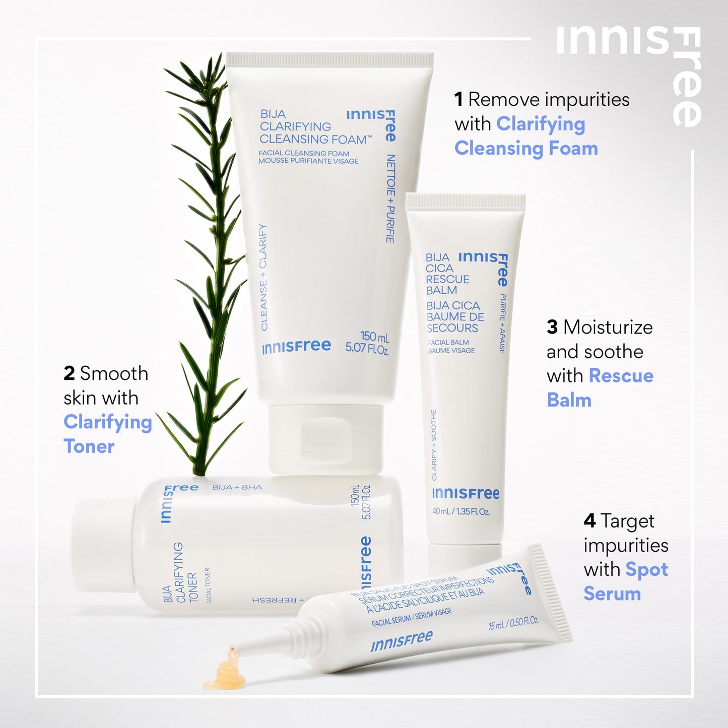 innisfree Clarifying Spot Serum with Bija Seed Oil Face Treatment