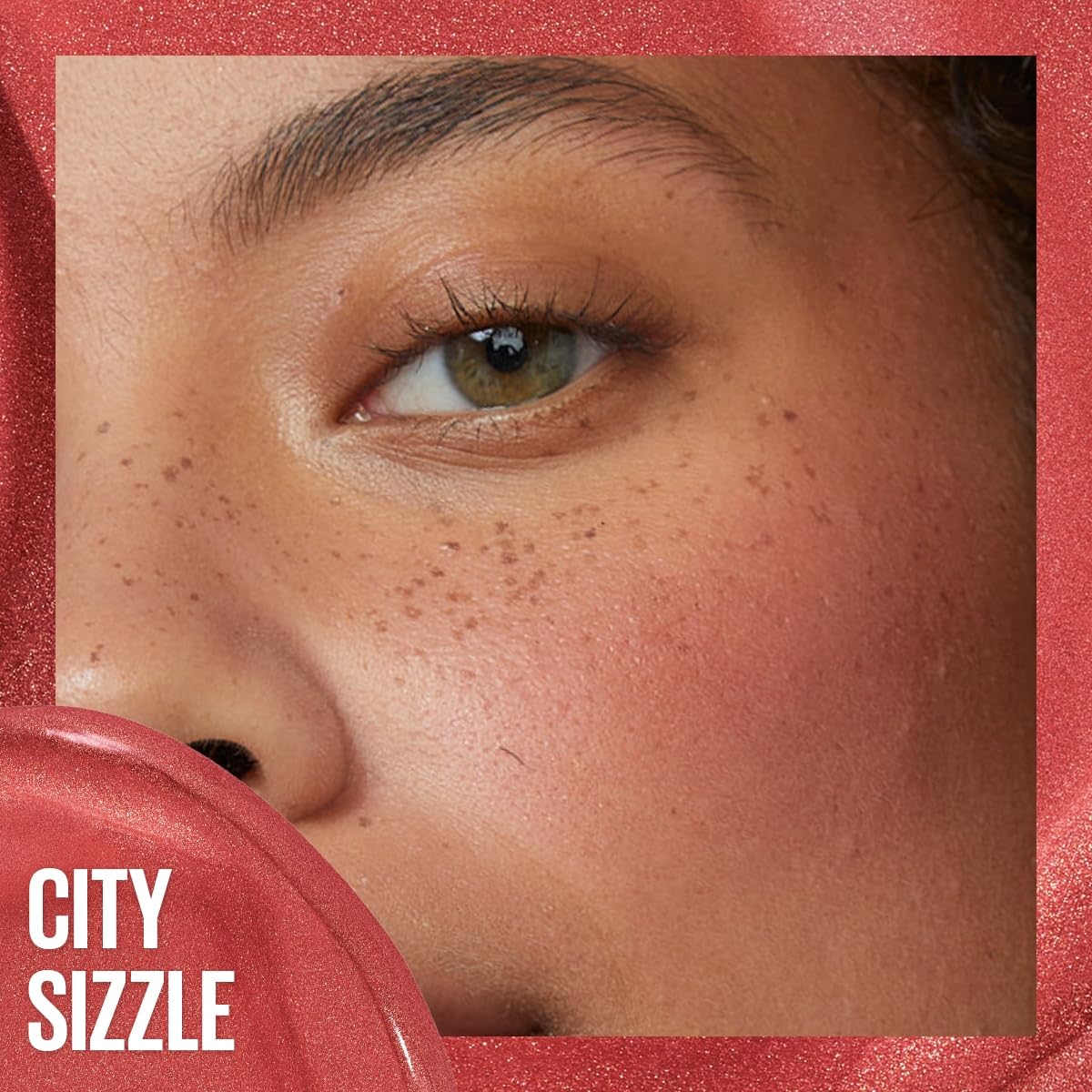 Maybelline New York Rubor Líquido de mejillas Sunkisser Blush, tono 6 City Sizzle, 4.7ml