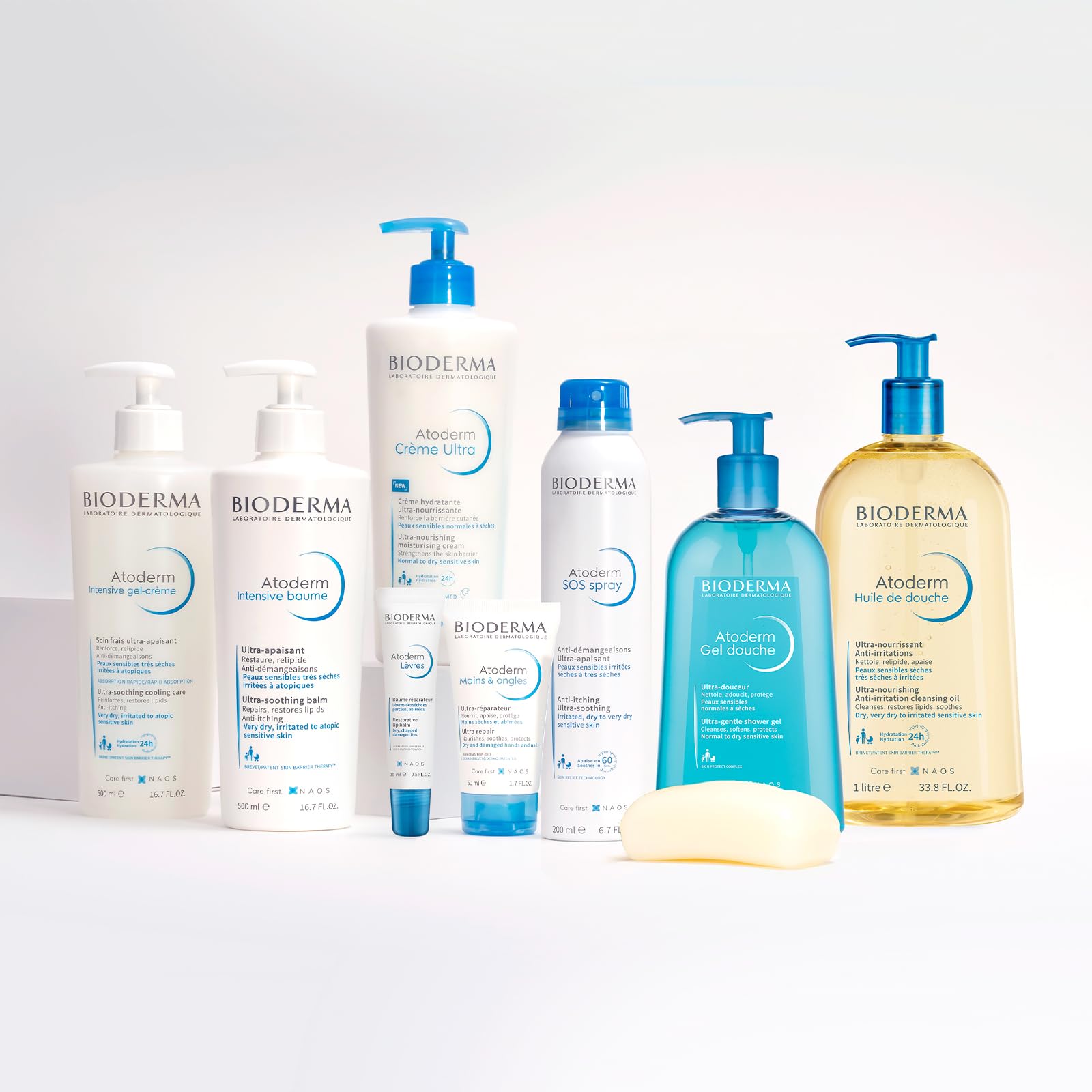 Bioderma Atoderm Hydrating Shower Body Oil for Dry Sensitive or Irritated Skin