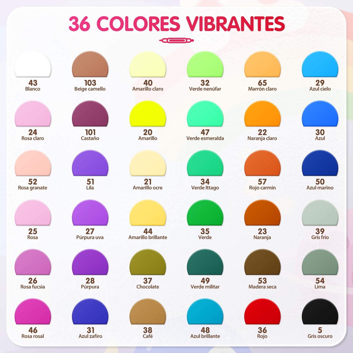 36 Colores Marcadores de Pintura Acrílica de Doble Punta Tinta de Secado Rápido Colores Brillantes Resistentes al Agua y al sol Fáciles de Llevar Aplicables en Papel Vidrio Cerámica y Más