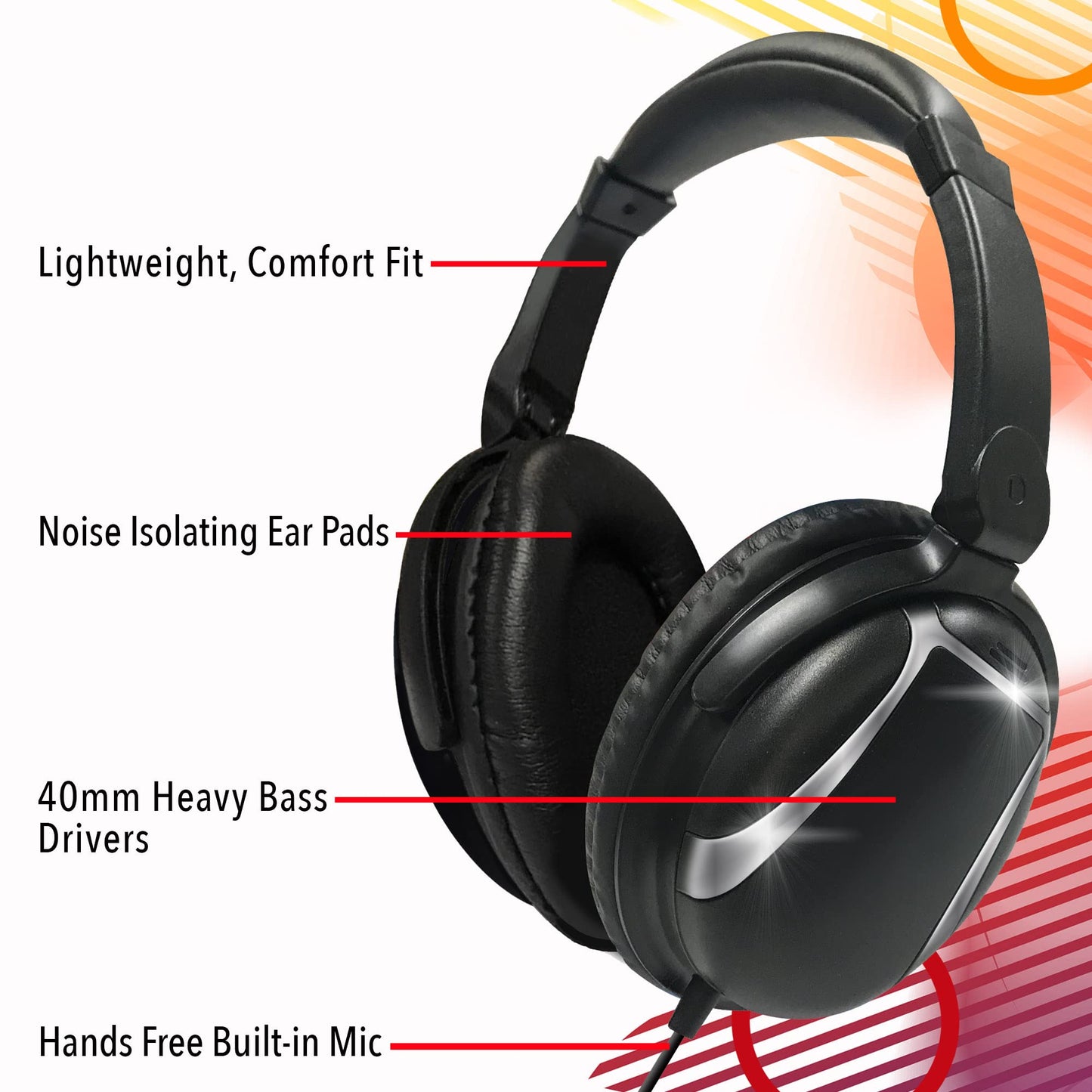 Auriculares con Micrófono Maxell Bass 13 Negro Cable de 4 Pies