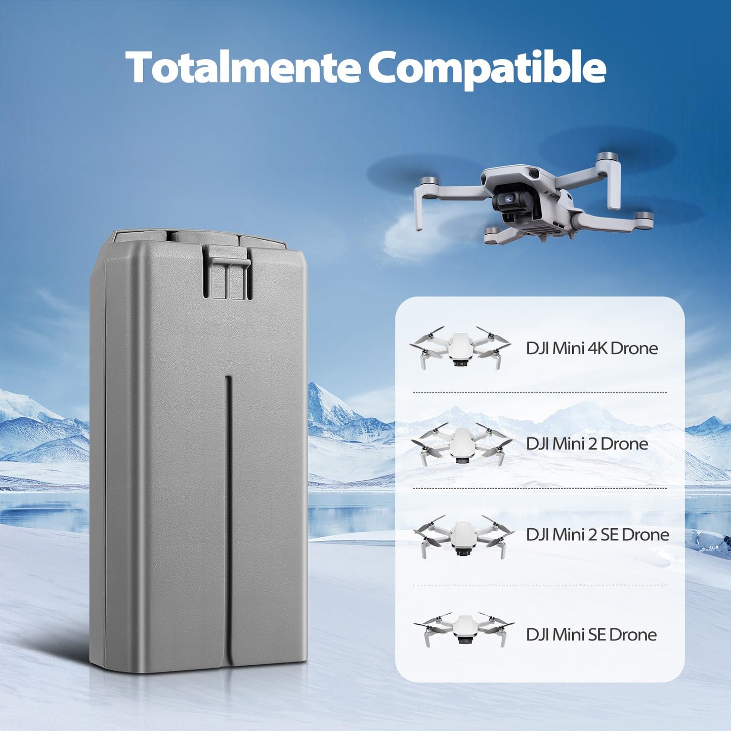 Batería de Vuelo Inteligente PHTEGI para dji Mini 2 Mini SE Mini 2 SE Mini 4k