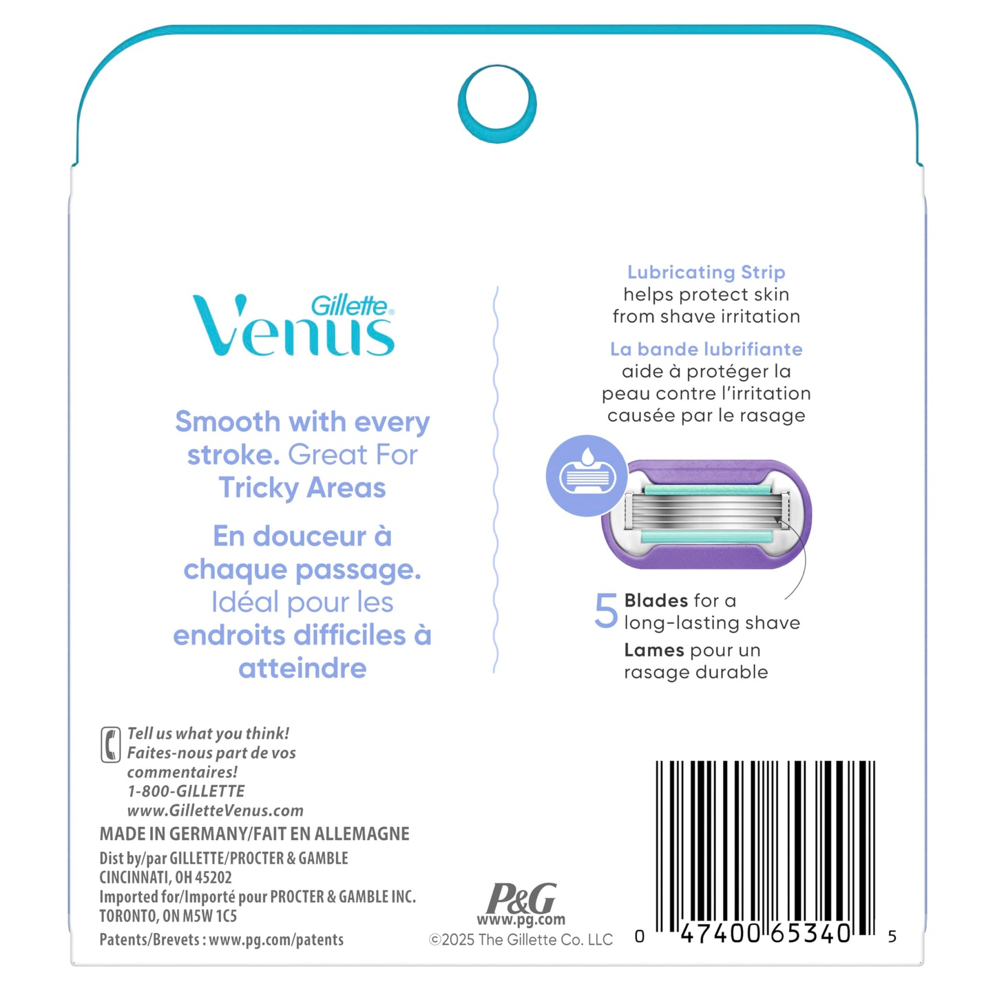 Gillette Venus Extra Smooth Swirl Women's Razor Blade Refills - 6 Refills