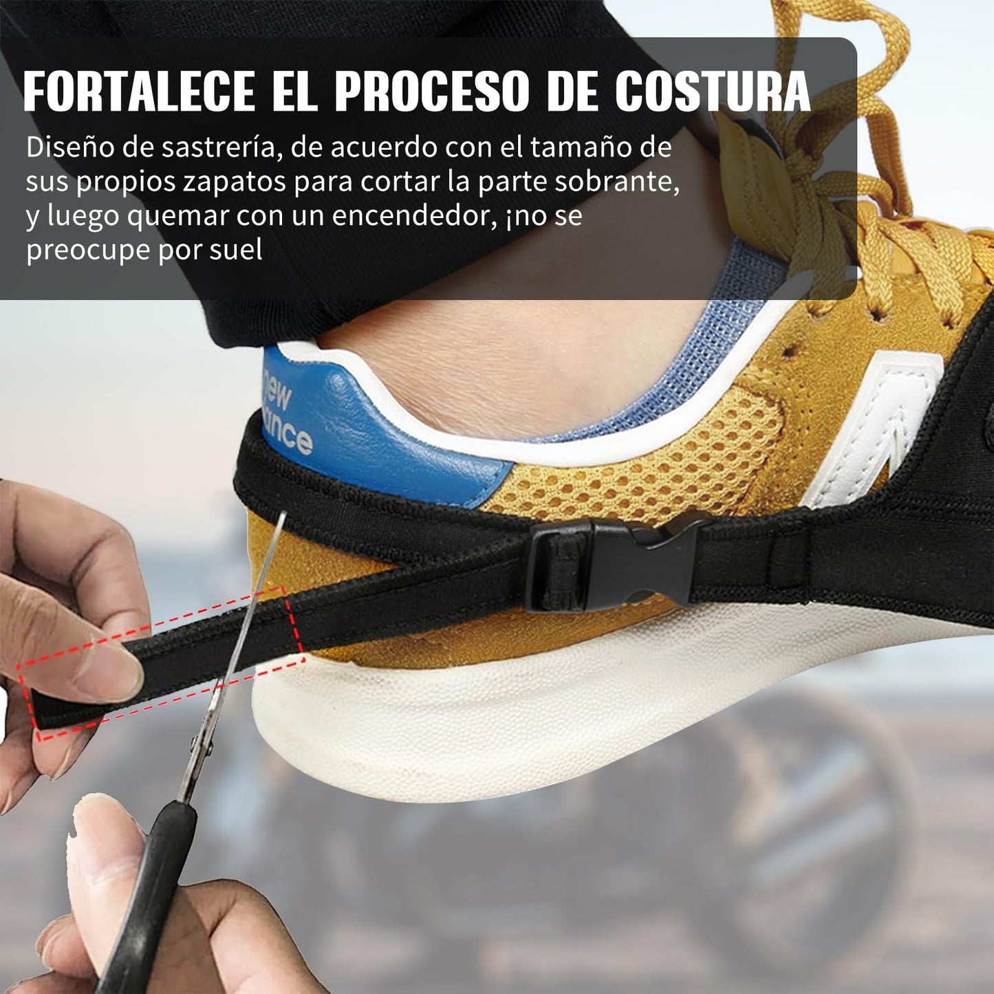 Accesorios de Cambio de Marchas para Motocicleta Antideslizantes Protector de Botas Moto Negro