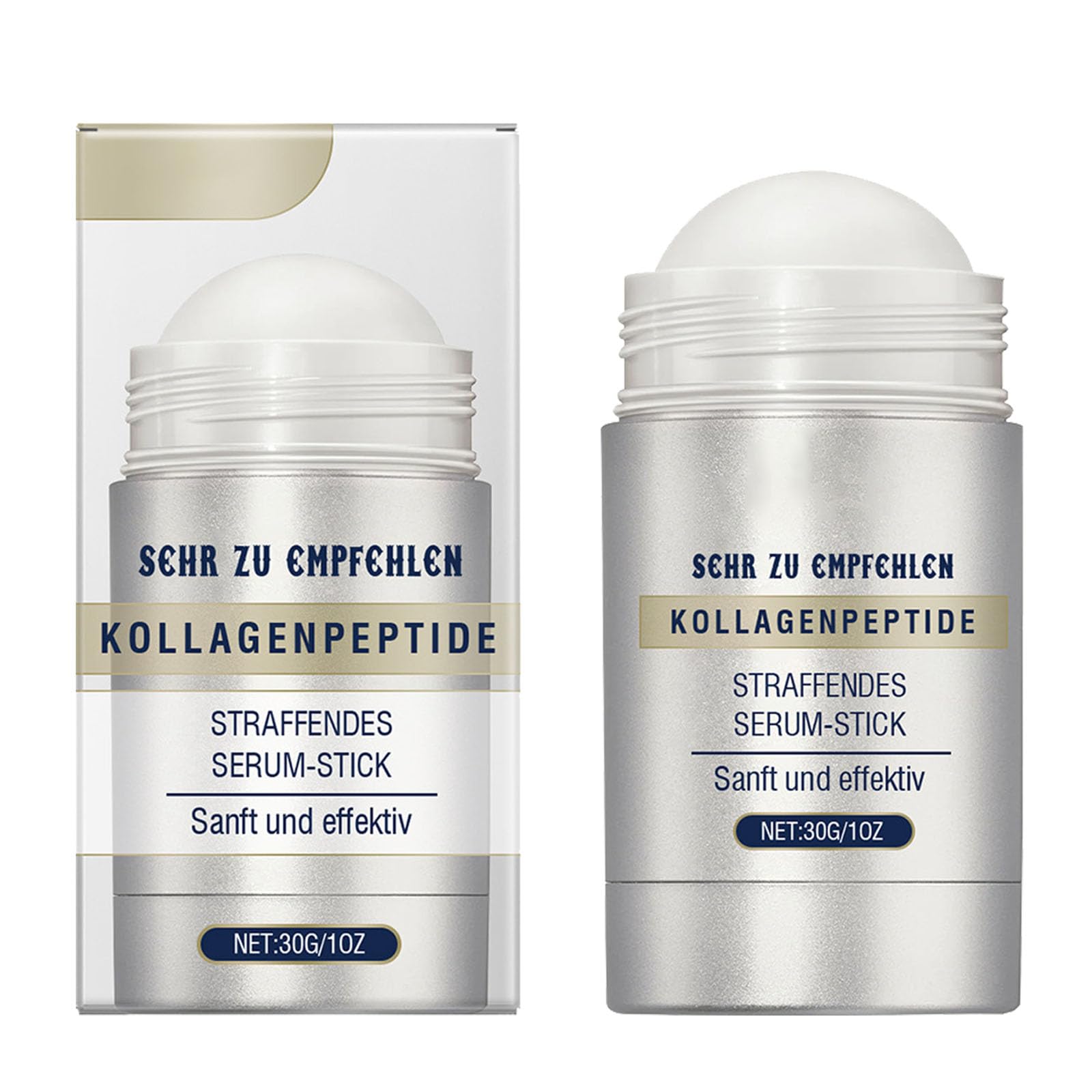 Suero Reafirmante en Barra con Péptidos de Colágeno y Retinol para Rostro y Cuello