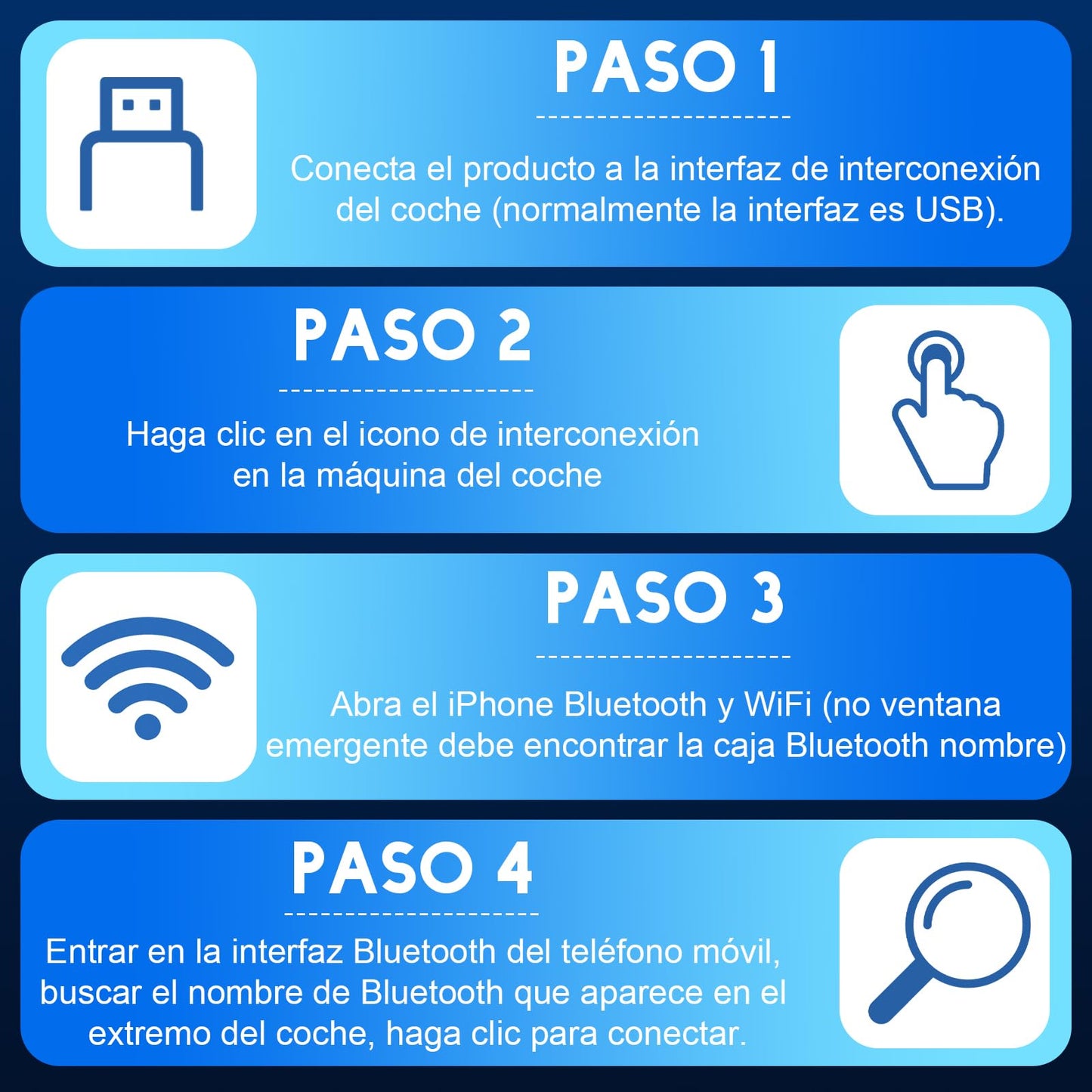CarPlay Inalambrico y Android Auto 2 en 1 Bluetooth 5.1/WIFI,Adaptador USB Carplay con Función de Reinicio,Convierte Adaptador Cableado en inalámbrico Carplay /Android Auto para Automóviles 2016+