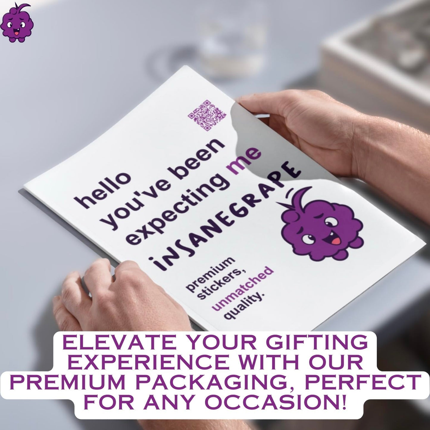 Insane Grape (Prince 2) - Pegatina de bebé a bordo para coches - Accesorios ideales para padres con bebés - Adorable para bebé, bebé, niña - Pegatinas de dibujos animados para bebé a bordo