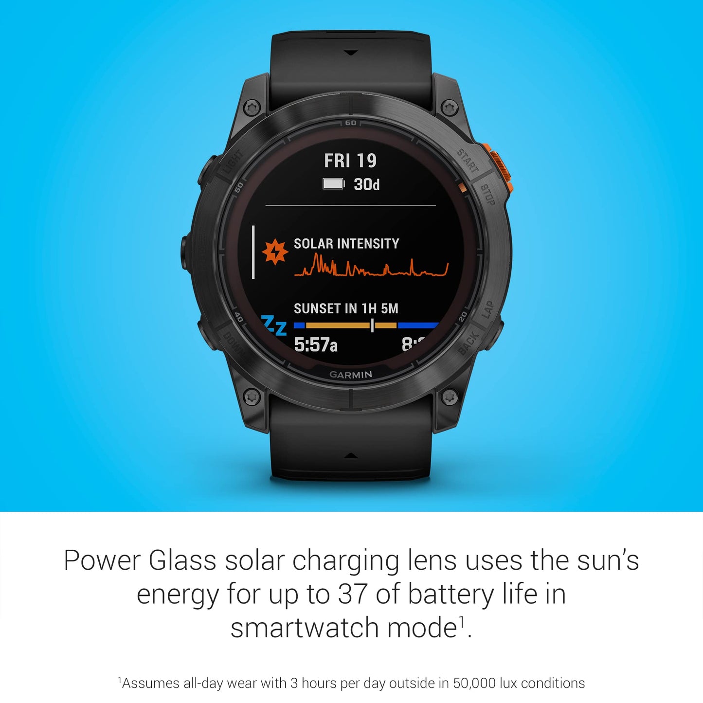 Garmin Fenix 7X Pro Solar, Gris Pizarra/Negro 51 mm