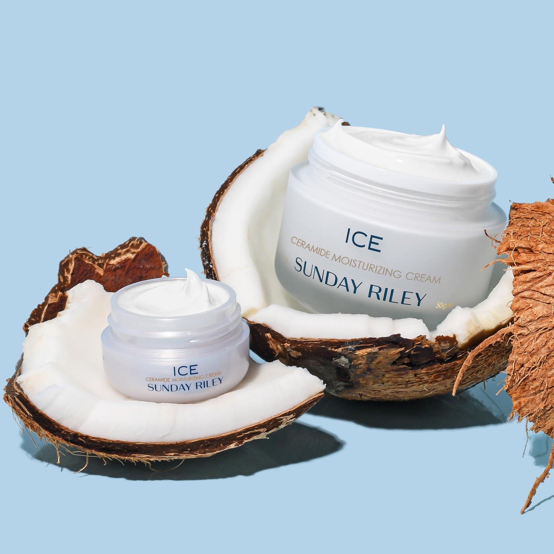 Sunday Riley Ice Ceramide and Vitamin F Moisturizing Face Moisturizer Dry Skin Cream