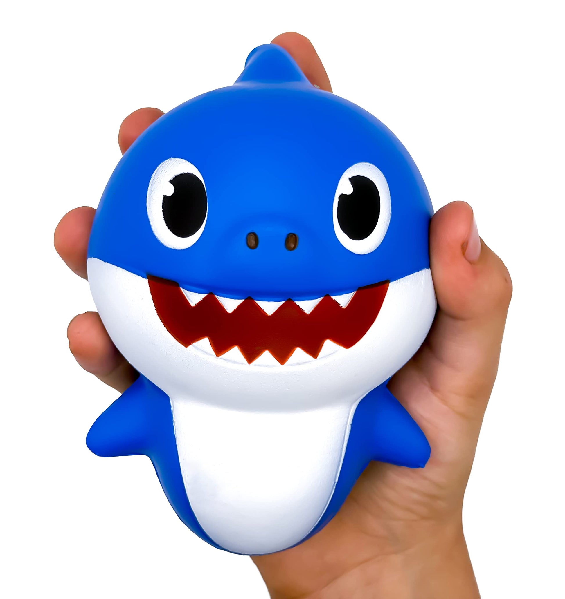 Juguete Squishy Toy Jam Baby Shark Familia Completa en Paquete de 3