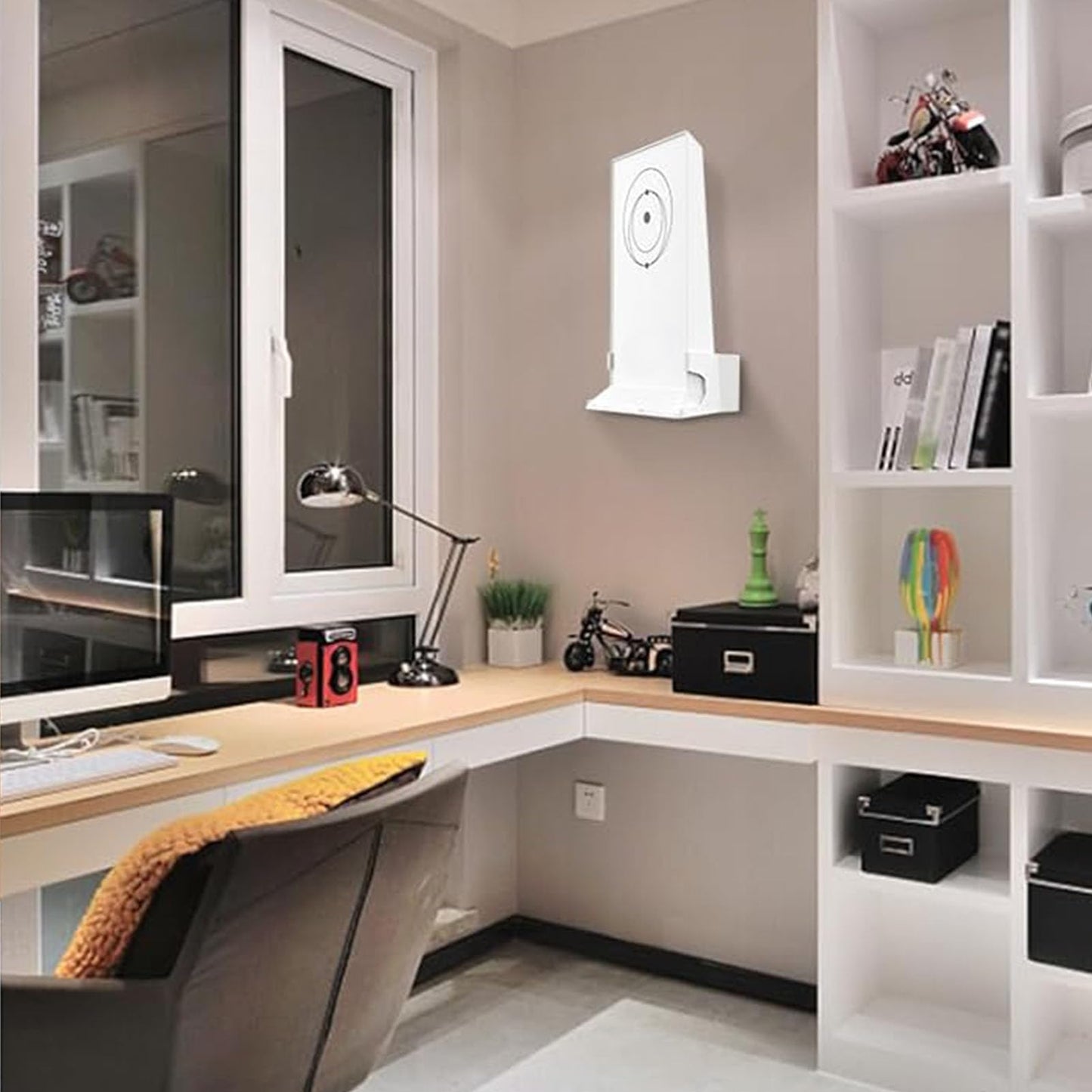 Zunate Soporte de Pared StarLink, Kit de Internet Star Link, Soportes Satelitales, Protección del Soporte del Enrutador ABS, Soporte del Soporte del Enrutador WiFi para Enrutador de