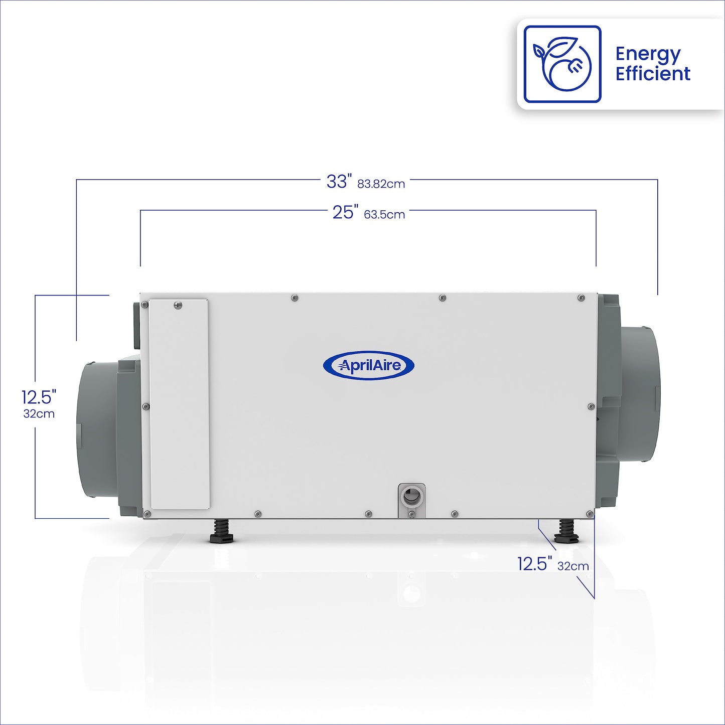Deshumidificador de Espacio de Rastreo AprilAire Pro 70 Pintas con Control de Montaje en Pared para Toda la Casa