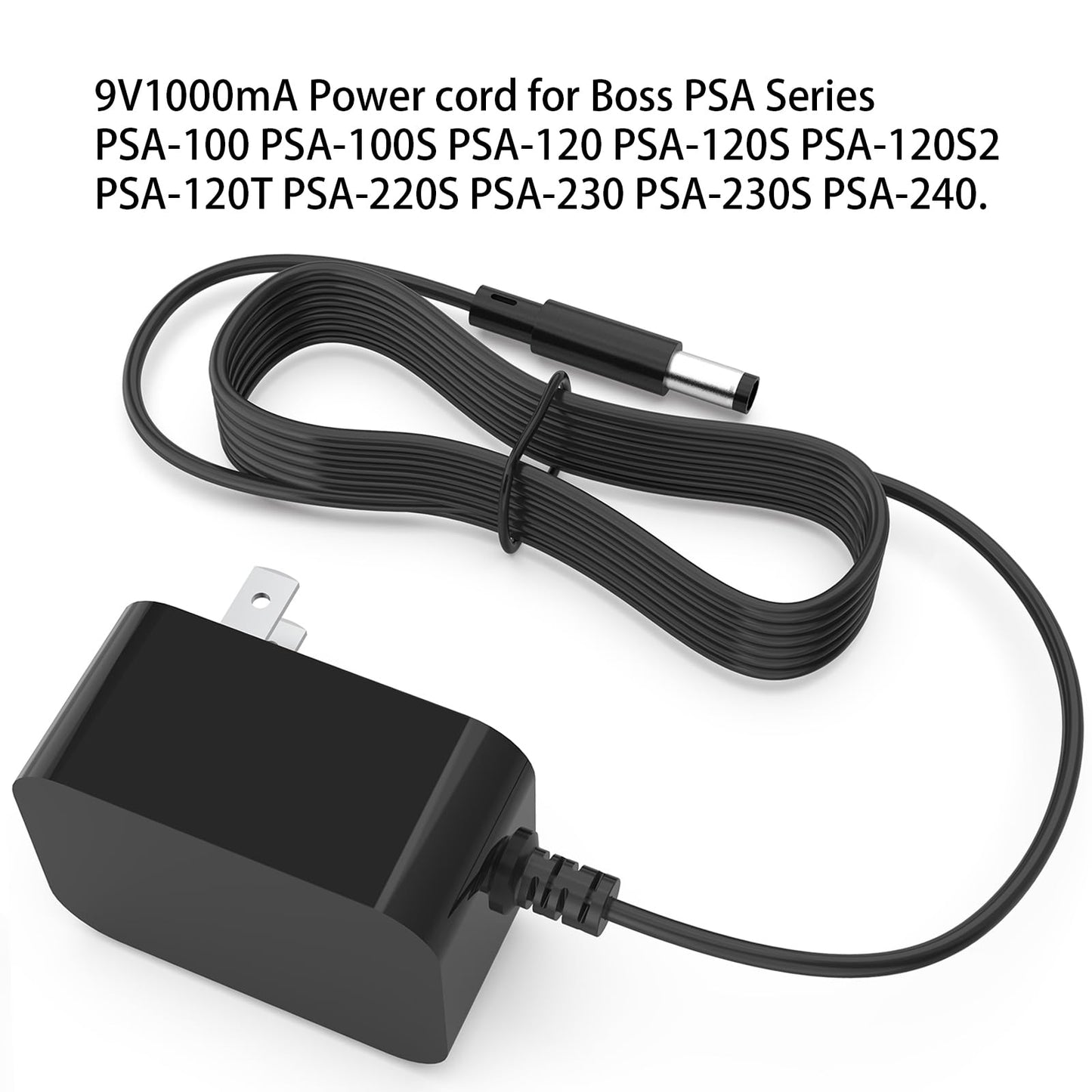 Adaptador de Corriente para Guitarra Boss 9 V Compatible con Pedales DS-1 SD-1 BD-2 RC-1 CH-1 DD-8 TU-3 MT-2 CS-3 PS-6 RC-5 AW-3 CE-5 BD-2W ST-2 MD-2