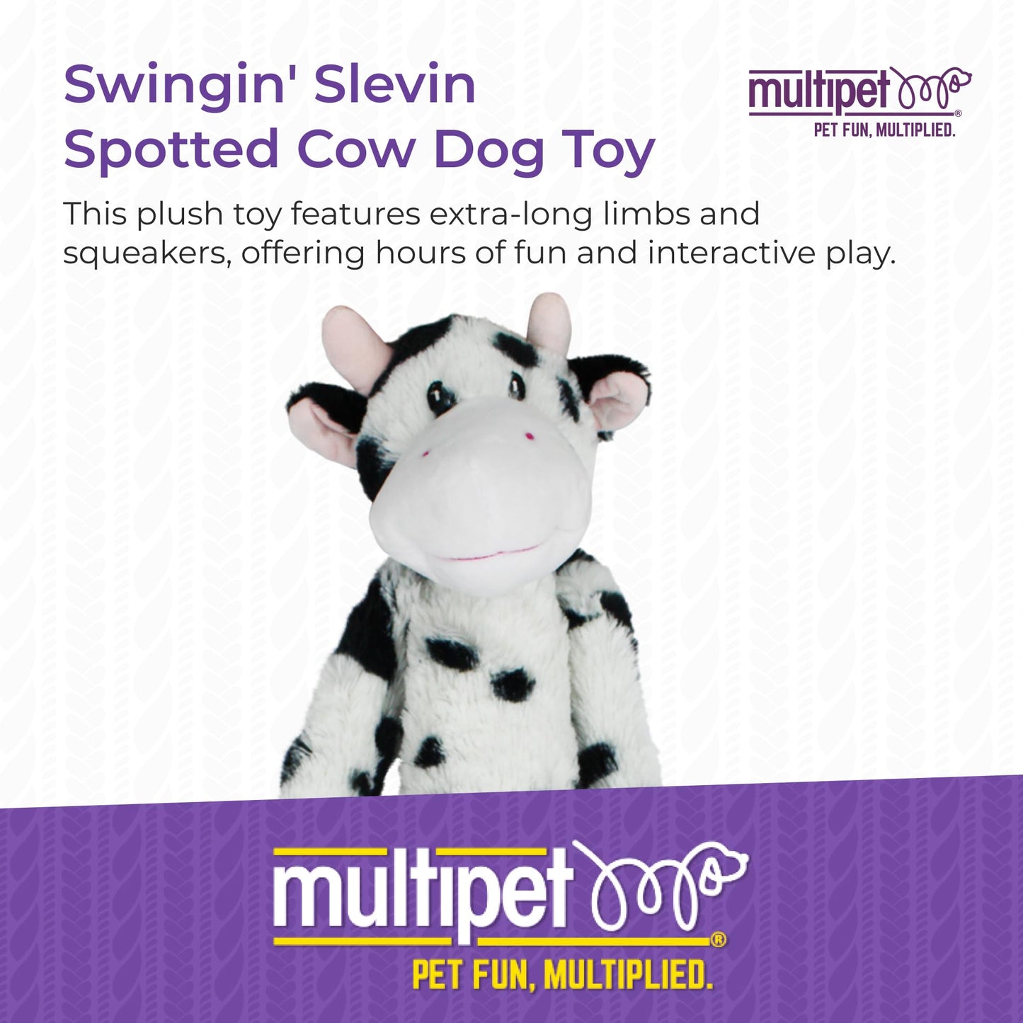 Juguete de Peluche Multipet Swingin Slevin XXL para Perro