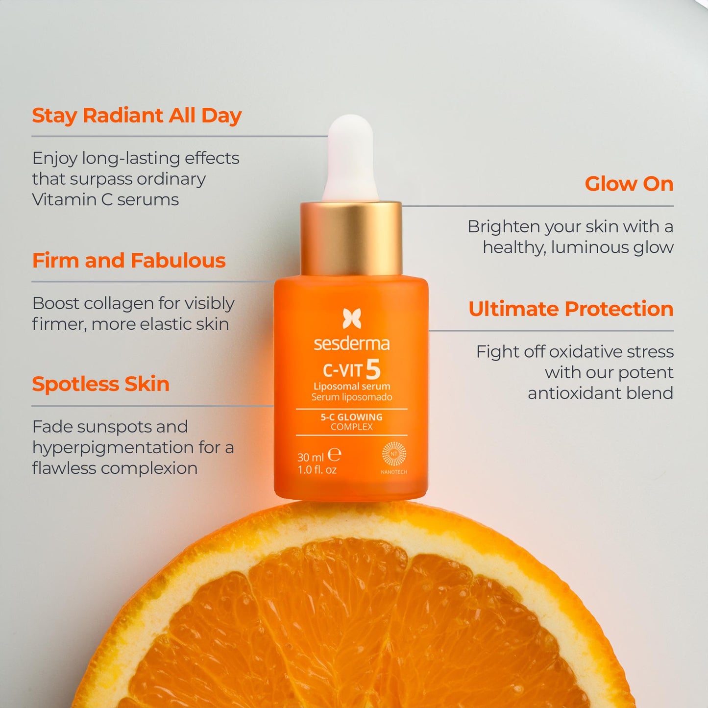 Sesderma C-Vit 5 Vitaminas Sérum Facial 30ml Todo tipo de piel