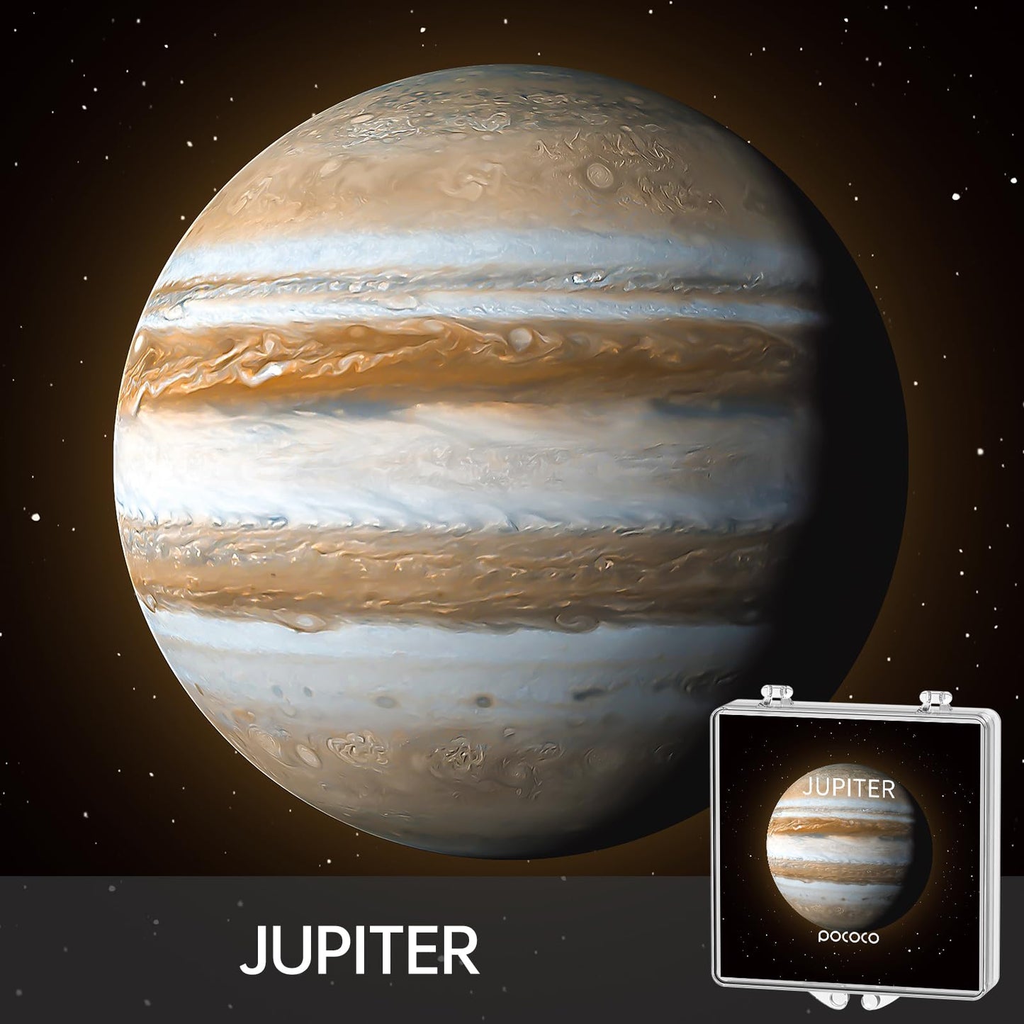 Discos Realistas Solar System - Discos para el Proyector de Estrellas POCOCO Galaxy Lite Home Planetarium, 8 Piezas, Ultra HD 5k (8 Discos)
