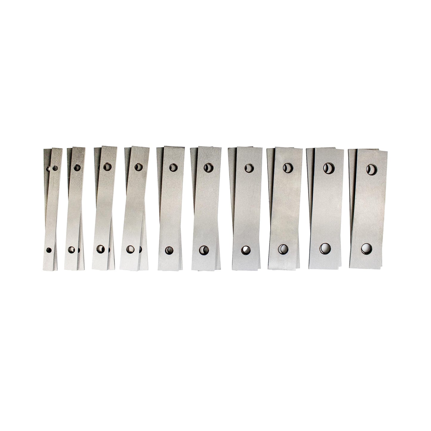 HFS(R) - Juego de acero paralelo de 0.2 pulgadas endurecido (10 pares - 1/8 pulgadas), cuadrado de maquinista, rectificado de precisión y preciso