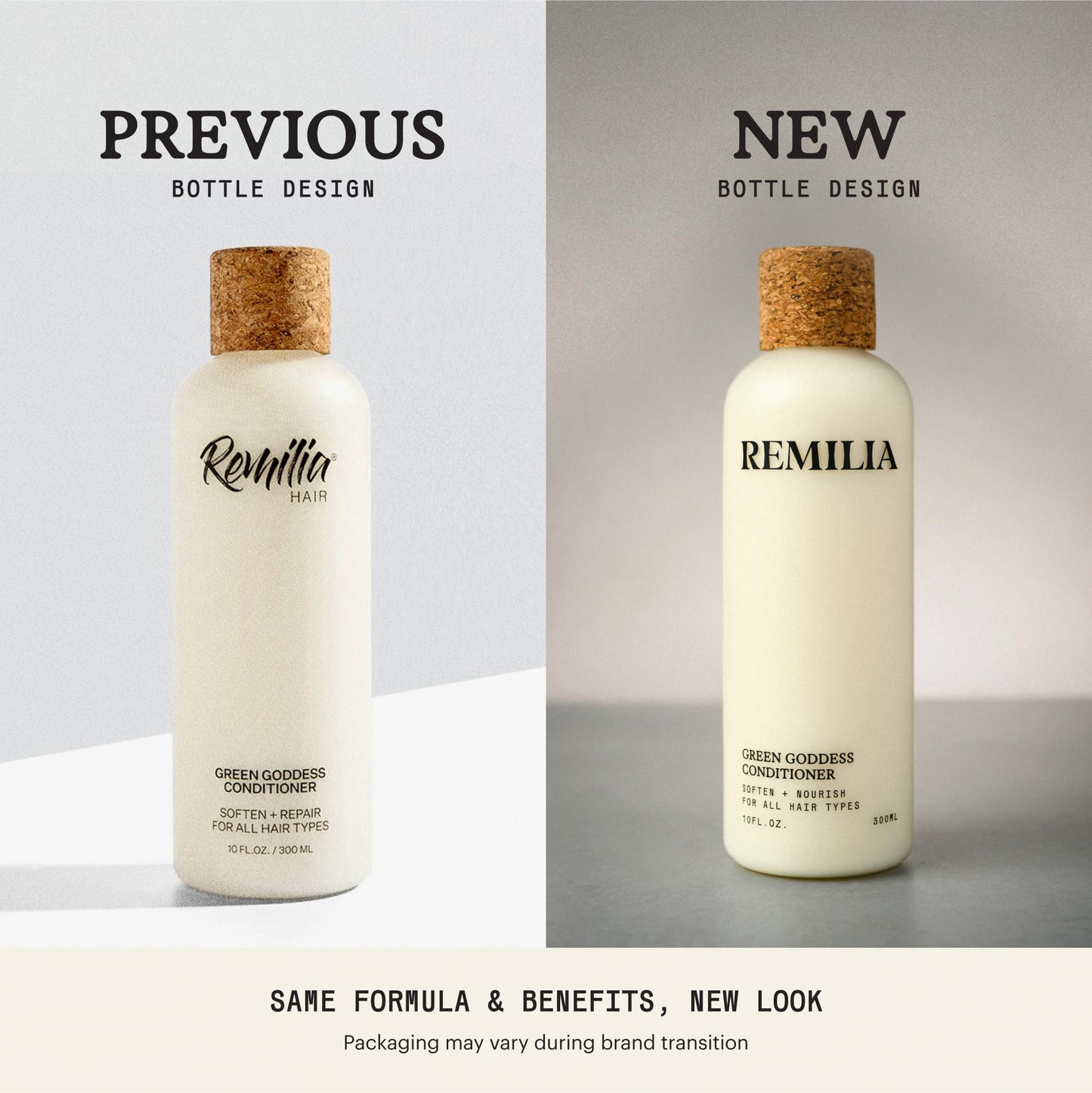 Acondicionador Remilia para Cabello Seco Dañado Diosa Verde con Aceite de Aguacate y Té Verde