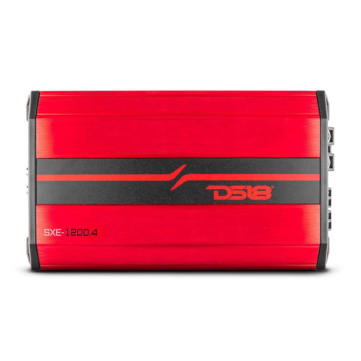 Amplificador Estéreo DS18 Rojo Clase A/B 4 Canales 1200 Vatios para Coche