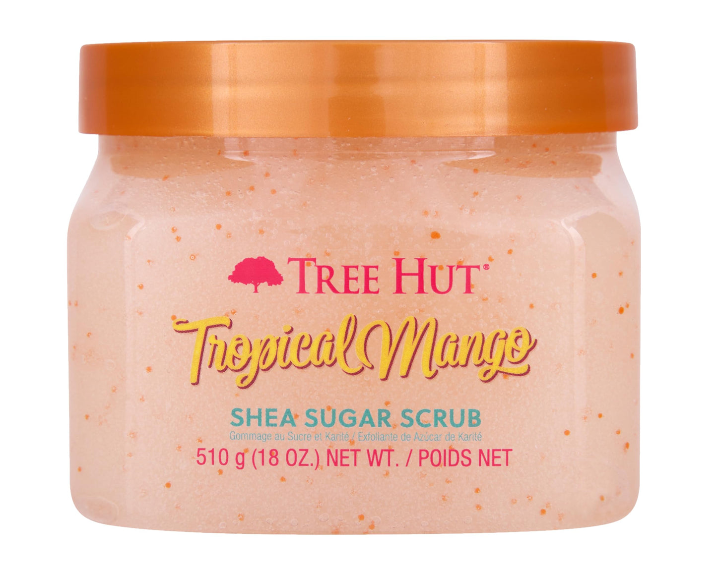 Exfoliante de Azúcar Tree Hut Mango Tropical con Manteca de Karité